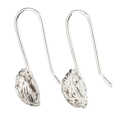 Tangly 925 Silver Polished Half Earrings By ILLARIY